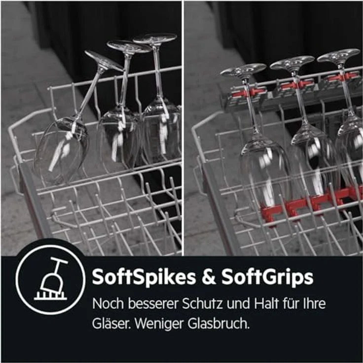 AEG FEE7675APM teilintegrierter Geschirrspüler, 14 Maßgedecke, Energieklasse A, 9 Programme, AirDry, ProClean, Besteckschublade, 43 dB – Bild 9