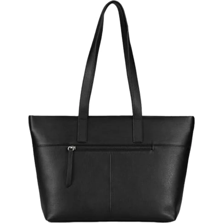 Jost Lysa Schultertasche, 36 cm x 11 cm x 29 cm, 100% Leder, schwarz – Bild 2