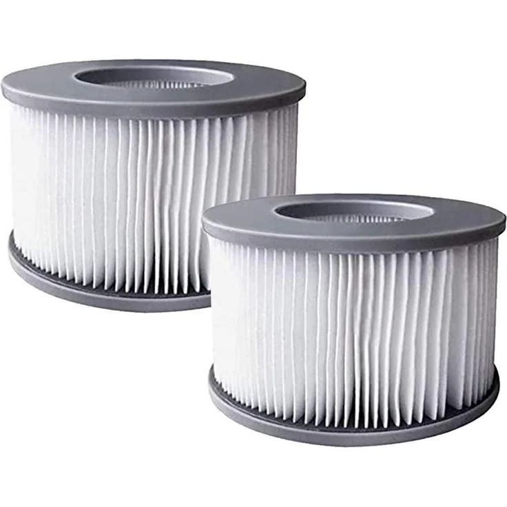 2 Stück MSpa FD2089 Ersatzfilter, Wasserfilter für Whirlpools und aufblasbare Pools, verbessert 2020, Bajonett-Passform