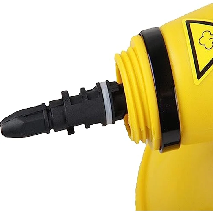 Retoo Dampfreiniger, Handgerät, Handheld mit 450 ml Tank, 900 W Handdampfreiniger, 3,5 bar max. Dampfdruck, Geeignet für Polstermöbel, Küche, Boden, Fenster, Teppiche, Gelb – Bild 3