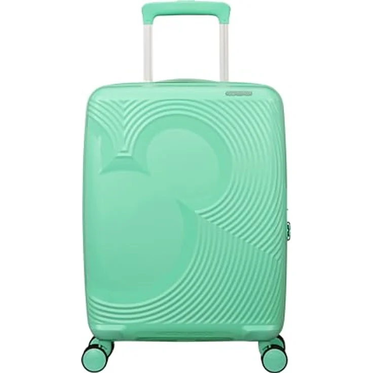 American Tourister Mickey Magic Kabinentrolley 55 cm, 4 Rollen, Dehnfalte, grün, 100% Polypropylen – Bild 2