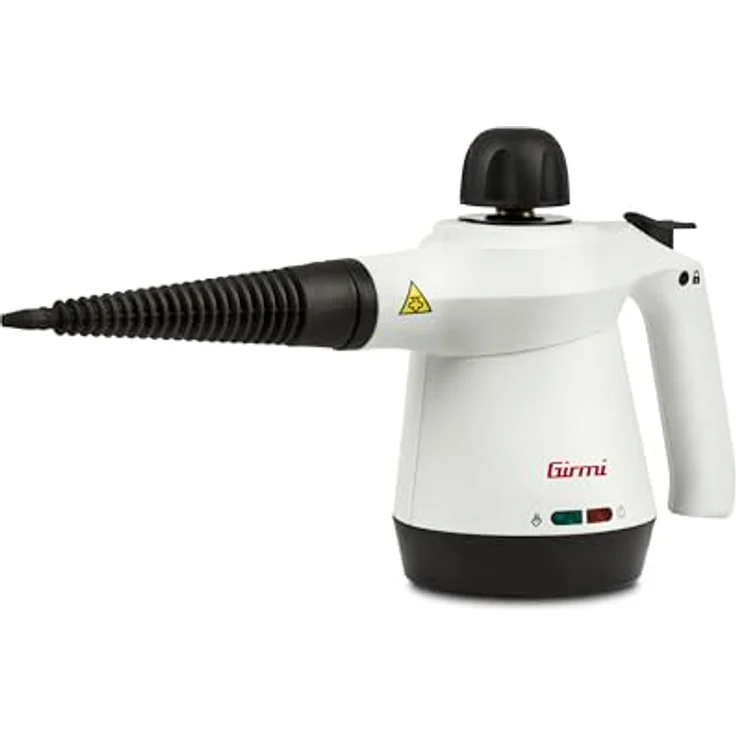 Girmi AP31, Tragbarer Dampfreiniger mit 20 l Tank, 950 W Leistung, Schwarz/Silber, Drehregler, 3 m Kabel – Bild 1
