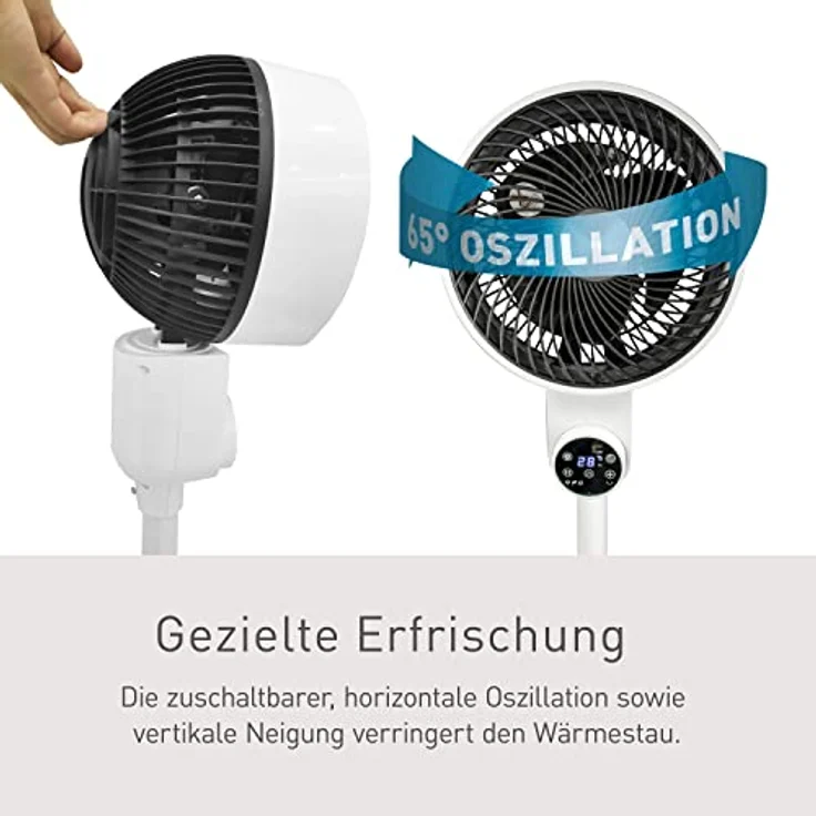 X4-LIFE Floor Fan Pinguin DX der Bodenventilator für die komplette Wohnung - flüsterleise - effizient - sparsam und flexibel – Bild 3