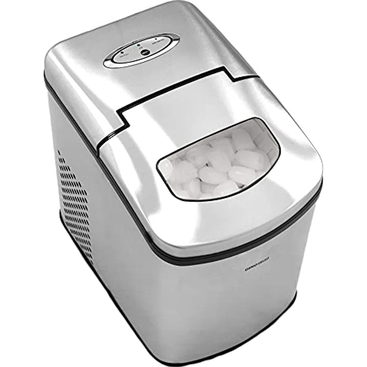 Syntrox Digitaler Edelstahl-Eiswürfelbereiter, Eiswürfelmaschine – Bild 2