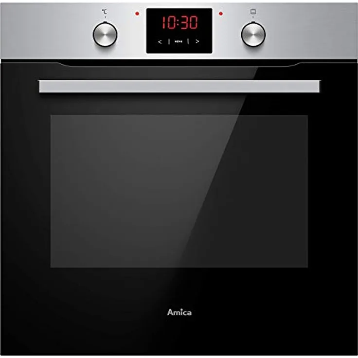 Amica ABE 9430 E, Einbaubackofen mit Umluft, Edelstahl, XXL-Garraum, Timer und Wasserdampf-Reinigung