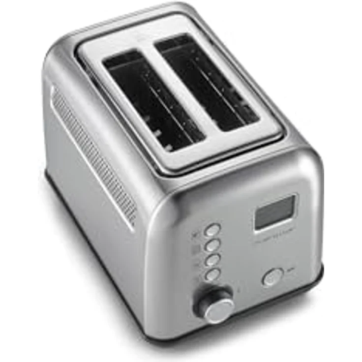 Riviera&Bar Toaster Stainless Steel, Automatischer Toaster mit 2 kurzen Schlitzen, LCD-Display und 9 Bräunungsstufen – Bild 3