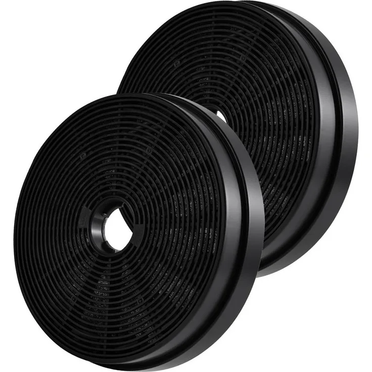 Levivo Aktivkohlefilter Ersatzfilter, 2 Stück, 17,5 x 3,5 cm für Dunstabzugshauben, Zubehör Art. Nr. 200100001308-200100001324