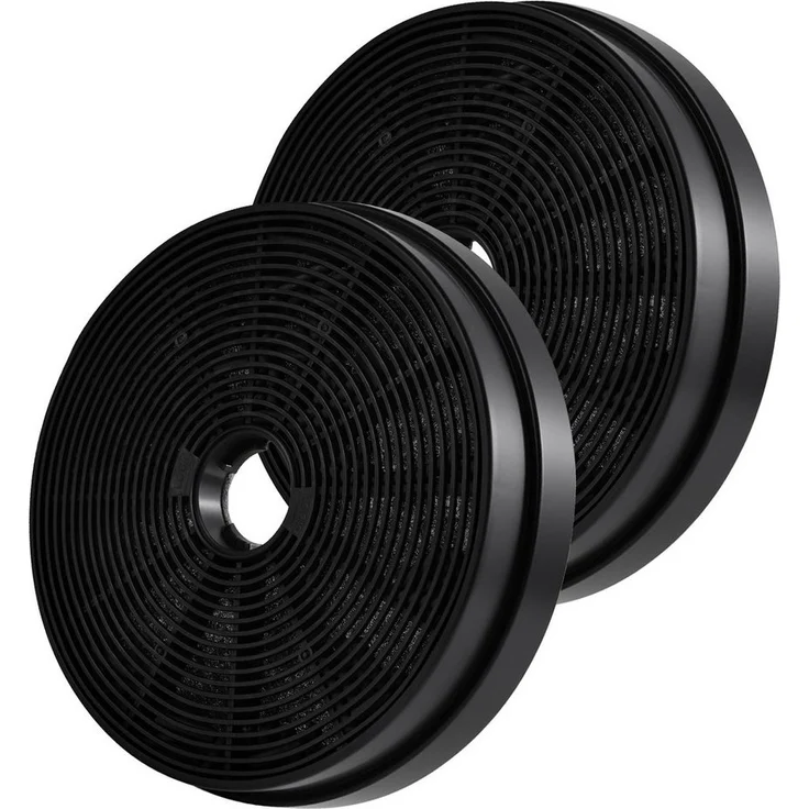 Levivo Aktivkohlefilter Ersatzfilter, 2 Stück, 17,5 x 3,5 cm für Dunstabzugshauben, Zubehör Art. Nr. 200100001308-200100001324