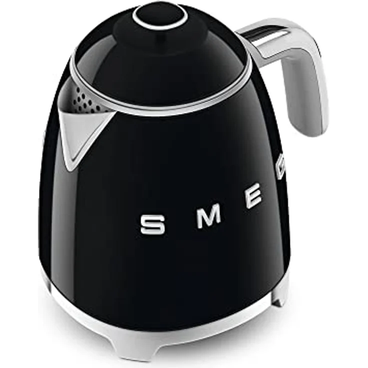 Smeg KLF05BLEU Wasserkocher Mini 50's Style, 1400W, 0,8 L, Kunststoff, Wasserstandsanzeige, schwarz – Bild 2