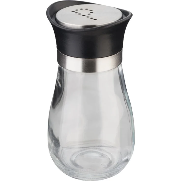 Riess-Kelomat EVA Pfefferstreuer aus Glas, elegante Gewürzstreuer-Variante in Edelsthal