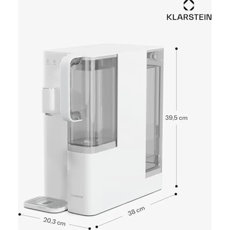 Klarstein VitalPour Wasserfilter, 5-stufige Umkehrosmose mit 5 L Tank, Touch-Panel, Heizfunktion, flexibles Wasser in fünf Temperaturstufen – Bild 7