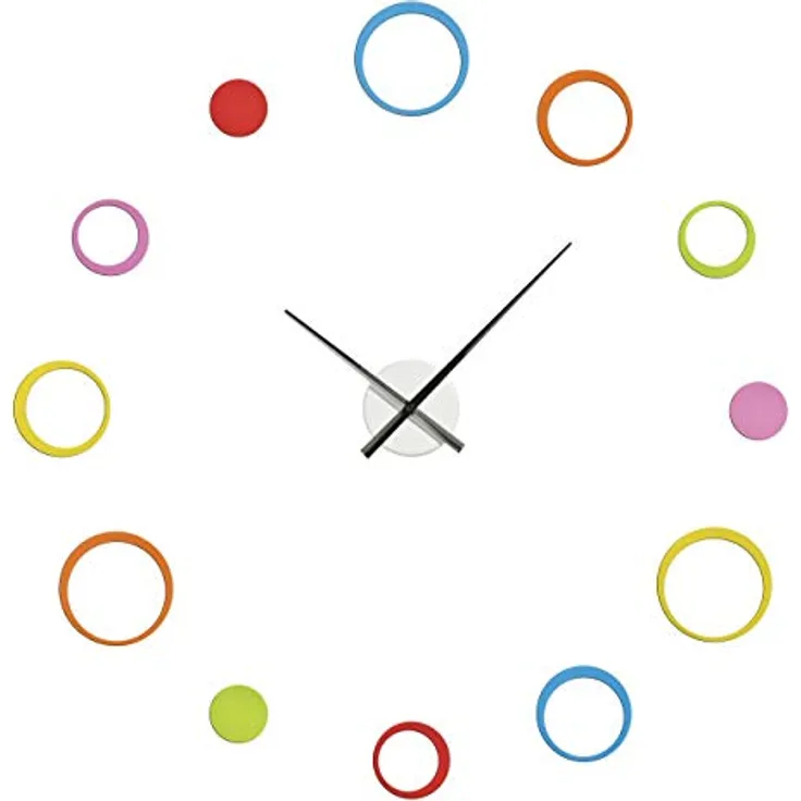 Premier Housewares Wanduhr Circle, bunt