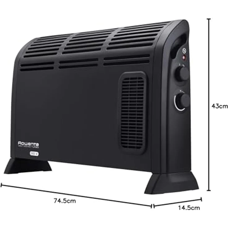 Rowenta CO3035 Konvektor-Heizlüfter, Zwei Leistungsstufen, Elektro-Heizung, Badezimmer, Innenraum, Konvektor – Bild 6