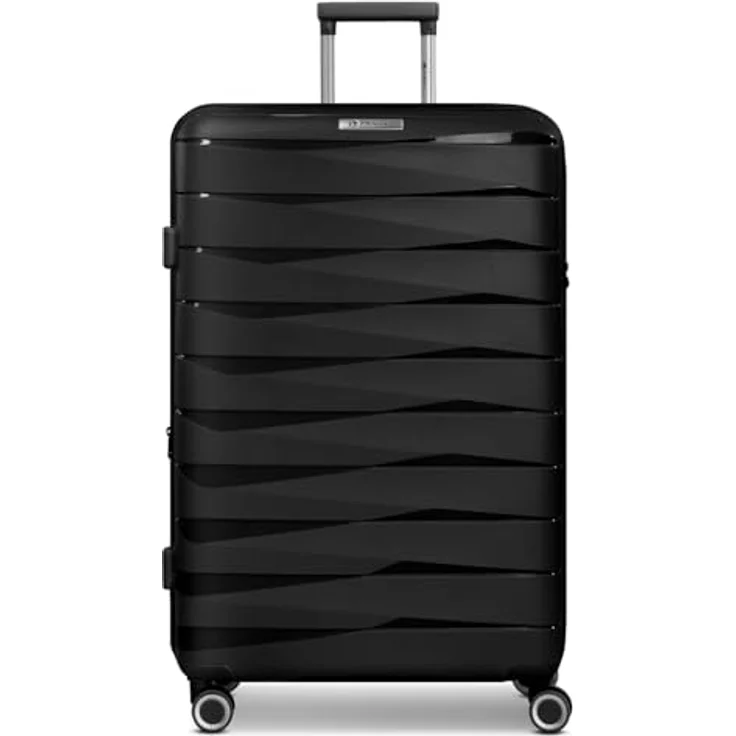 Franky Hartschalen-Trolley London, 4 Rollen, Polypropylen, erweiterbar auf 35 cm mit TSA-Schloss und Wäschefach – Bild 8