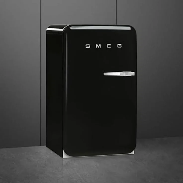 Smeg Kühlschrank 1P FAB10LBL6, schwarzer Einzelkühlschrank, 0,97 m, linksseitige Türöffnung – Bild 3