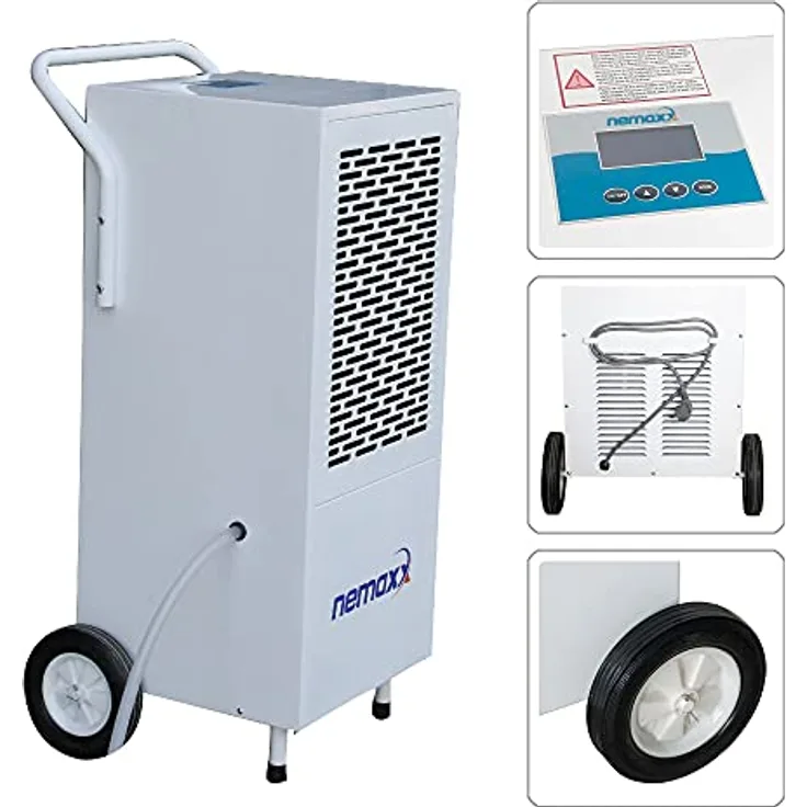 Nemaxx BT120 Bautrockner Kondenstrockner Luftentfeuchter Raumentfeuchter Entfeuchter Trockner (max. 120l/Tag)