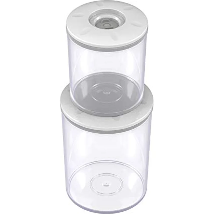 Magic Vac Vakuumierer ACO1182 SET, 3er Set Familienbehälter (0,75 l, 1,5 l, 3 l) mit Flaschenverschluss, geeignet für den Gefrierschrank – Bild 3