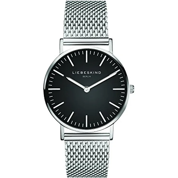 LIEBESKIND Damen Analog Quarz Armbanduhr mit Edelstahlarmband LT-0096-MQ
