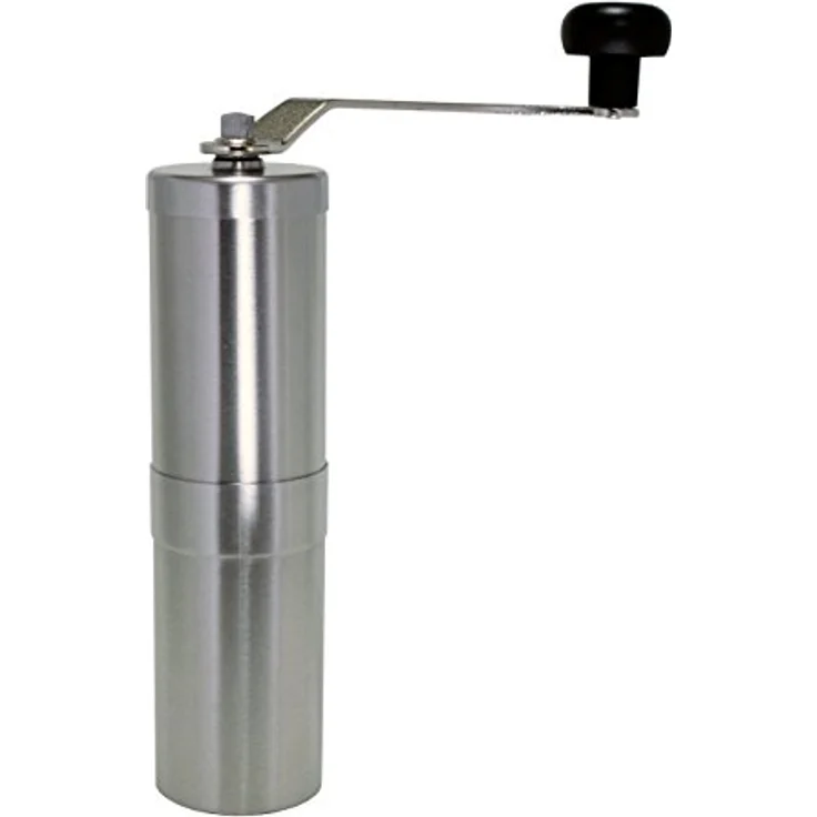 Porlex Tall Kaffee-Handmühle, silber mit original Keramikmahlwerk – Bild 1