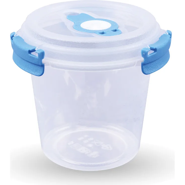 Tontarelli Vorratsdose (640 ml) Blau - Frischhaltedosen für Joghurt, BPA-Frei luftdicht, Aufbewahrungsbox Meal Prep Box, Schale