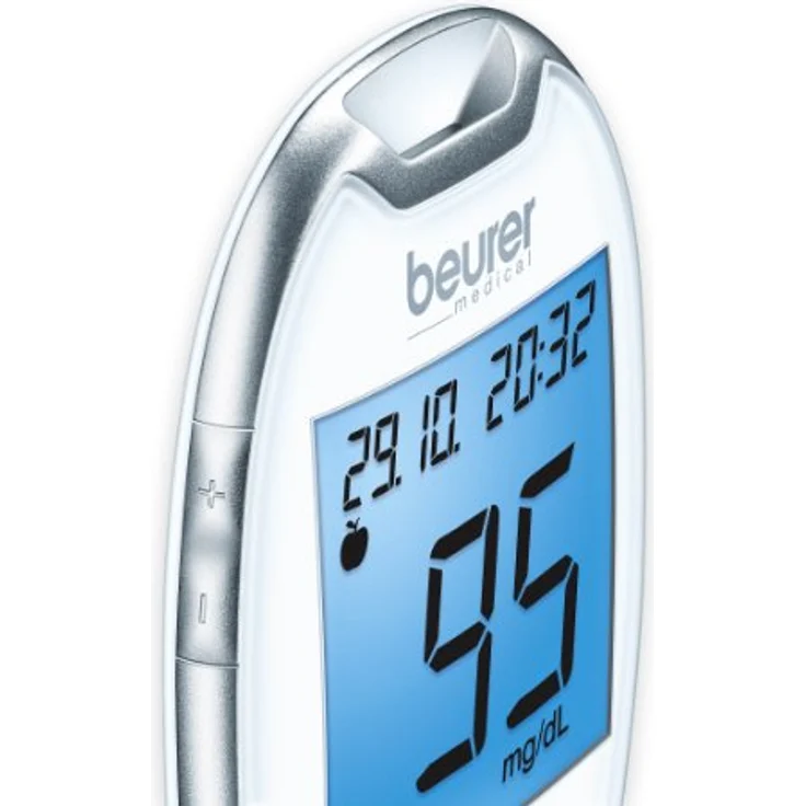 Beurer GL 44 mmol/l Blutzuckermessgerät, Weiß – Bild 3