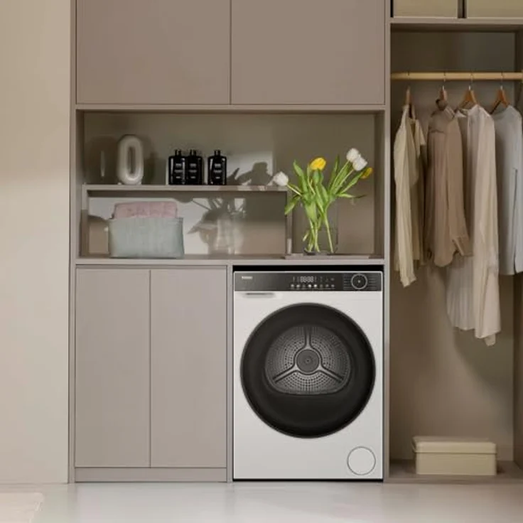 HAIER HD90-C657U1 Wärmepumpentrockner G5, 9 kg, intelligente Sensortechnologie, weiß – Bild 2