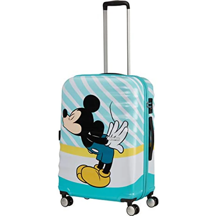 American Tourister, Wavebreaker Disney Koffer, Blau, Weiss, (96 l, L) – Bild 6