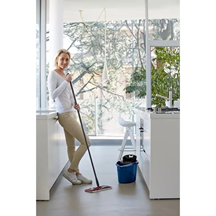Vileda Dunkle Blau 29.5 x 45 x 28.5 cm Vileda Ultramat 2in1 Komplett Set Bodenwischer und Eimer mit – Bild 3