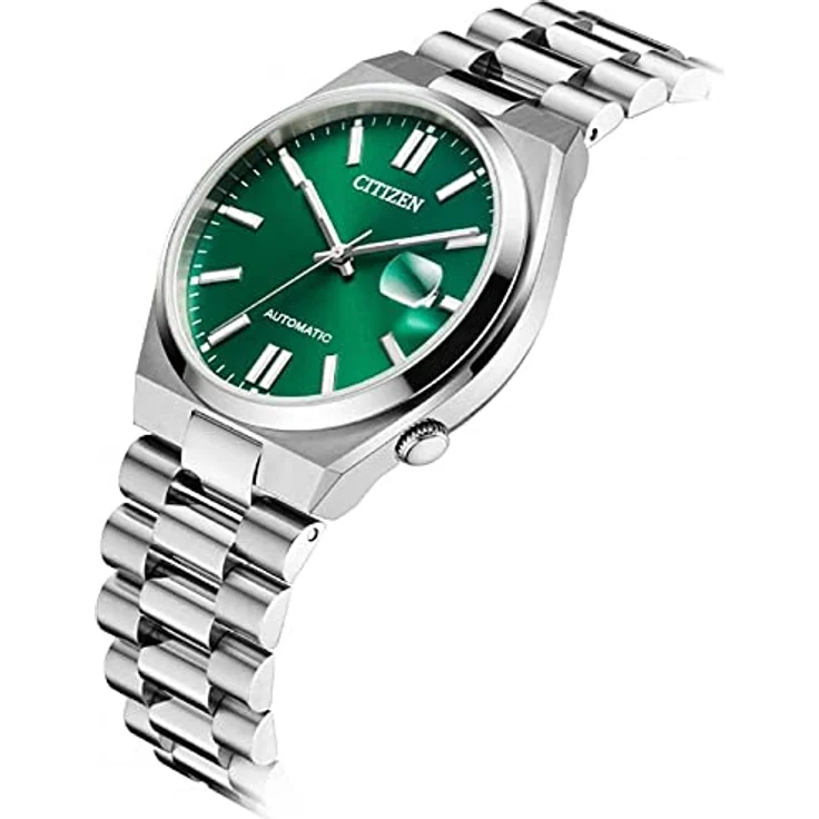Citizen Uhr NJ0150 81X Edelstahl Automatik, grün – Bild 4