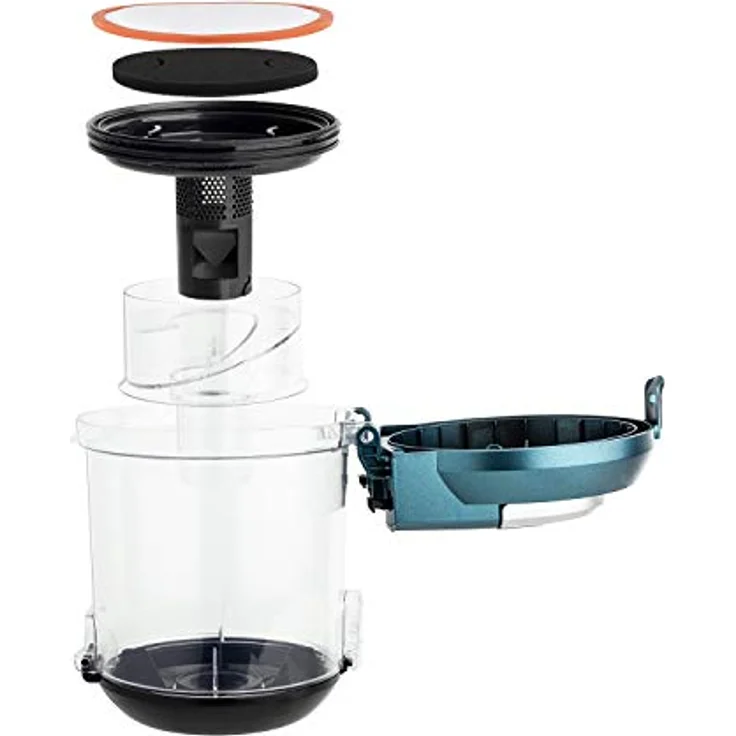 H.Koenig STC56 Beutelloser Bodenstaubsauger, Multizyklon Staubsauger, Ergonomisch, HEPA12 Filter, Leise, Leistungsstark, Inklusive Bürste, 2 in 1 Flachdüse, Polsterbürste, Grau – Bild 4
