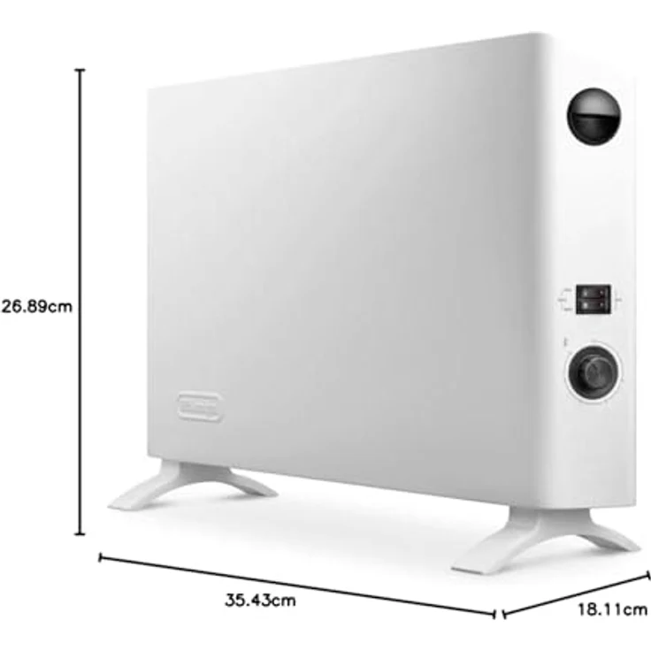 De’Longhi HSX 2320F Elektrische Raumheizung Lüfter Raumheizung Innenraum Weiß 2000 W, Konvektor – Bild 9