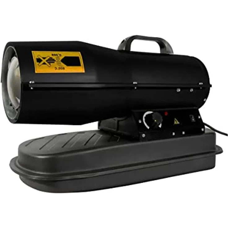 Güde Ölheizgerät / Ölheizgebläse GD 20 TI 20kW, Edelstahlbrenner, integrierter Thermostat, grau – Bild 2