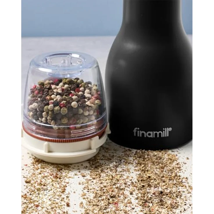 Finamill Gewürzmühle FinaMill Wechselbehälter mit Mahlwerk FinaPod-Peppercorn, (1 Stück) - Präzises Mahlen für schwarzen, roten und grünen Pfeffer – Bild 5