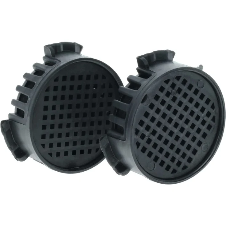 vhbw 2x Aktivkohlefilter Ersatz für Liebherr WF091, Luftfilter in schwarz für Kühlschrank