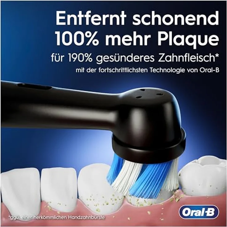 Oral-B iO Series 8N White Alabaster Elektrische Zahnbürste, 2 Aufsteckbürsten – Bild 3