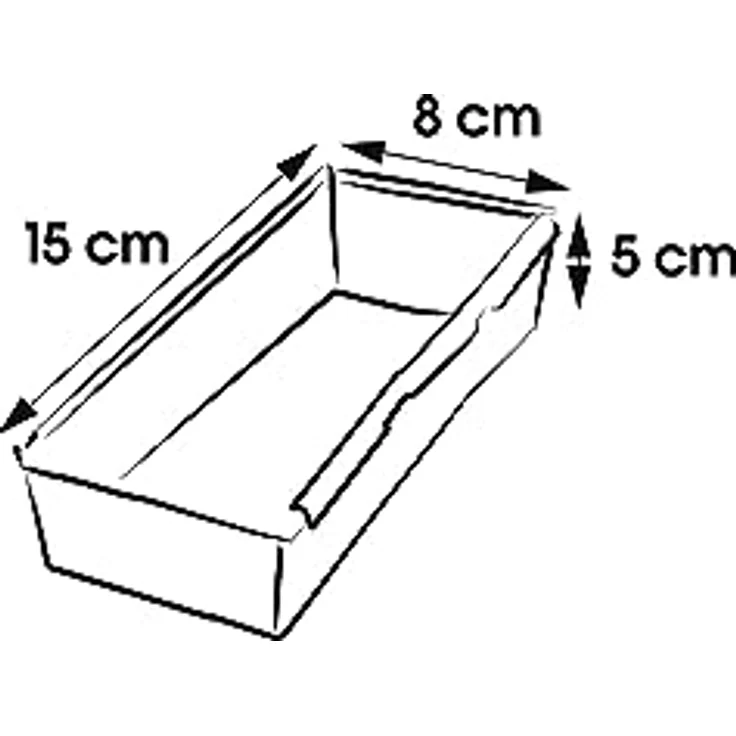 keeeper Ordnungssystem, Polypropylen, 15 x 8 x 5 cm, Pepe, Silber – Bild 2