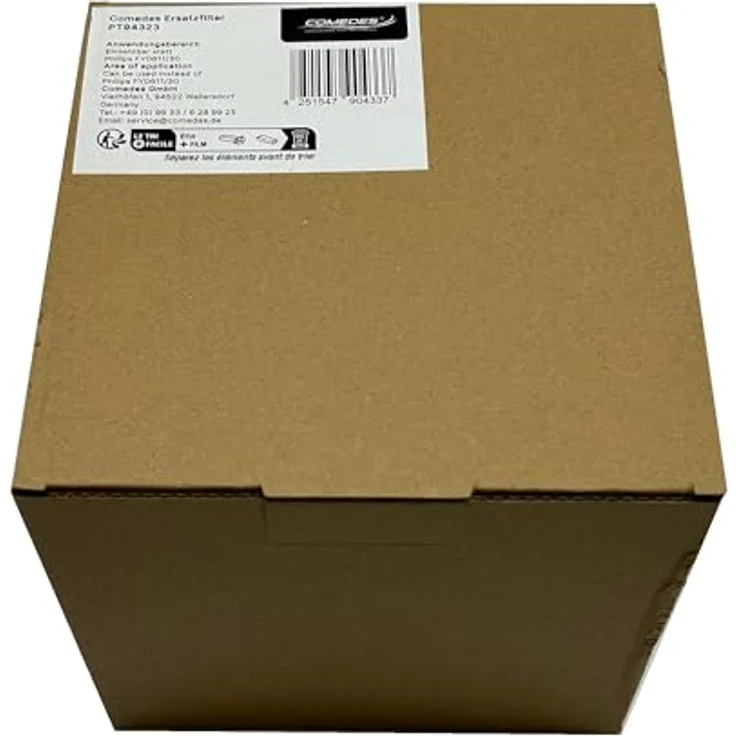 Comedes Ersatzfilter für Philips FY0611/30, HEPA-Filterkombination für Luftreiniger AC0650, AC0651/10, 15,3 cm hoch, 16,6 cm Ø – Bild 5