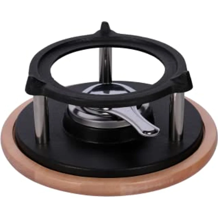 Rotel 1510150 Käsefondue-Set, Fondue-Fondue aus Gusseisen und 6 Gabeln, Rot, Gusseisen, 31,5 x 17,5 x 23 cm – Bild 4