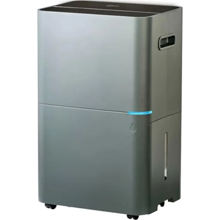 QLIMA Luftentfeuchter d 812 smart grau, Plug & Play, Smart, Timer, bis zu 12 Liter/Tag