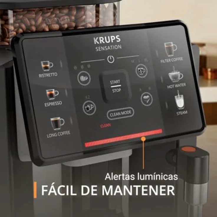 Krups Kaffeemaschine Sensation EA910A10, Kaffeevollautomat, Schwarz – Bild 5