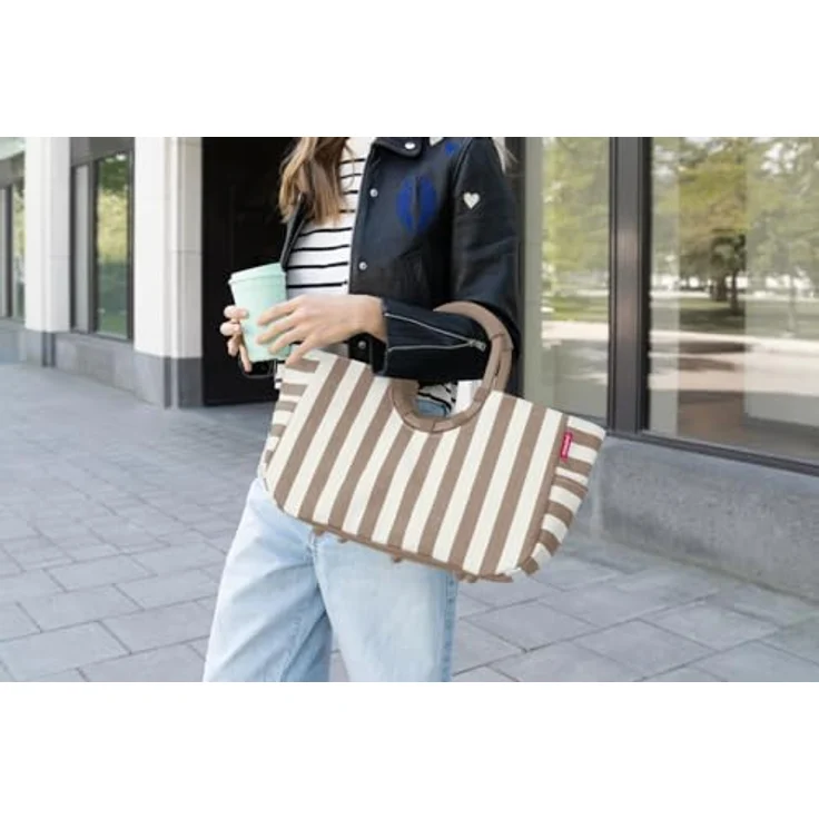 reisenthel Shopper Tasche 40 cm, braun, 100% Polyester, 40 x 20 x 26 cm – Bild 2
