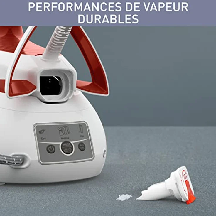 Calor SV8110C0 Dampfbügelstation mit 2800 W, 420 g/min Dampfausstoß, Durilium AirGlide Autoclean Sohle, abnehmbarer Wassertank, mehrfarbig – Bild 5