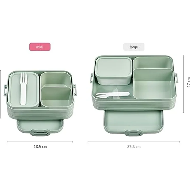 Mepal Bento Lunchbox Take A Break Midi - Nordic Blue 107632113800 – Bild 6