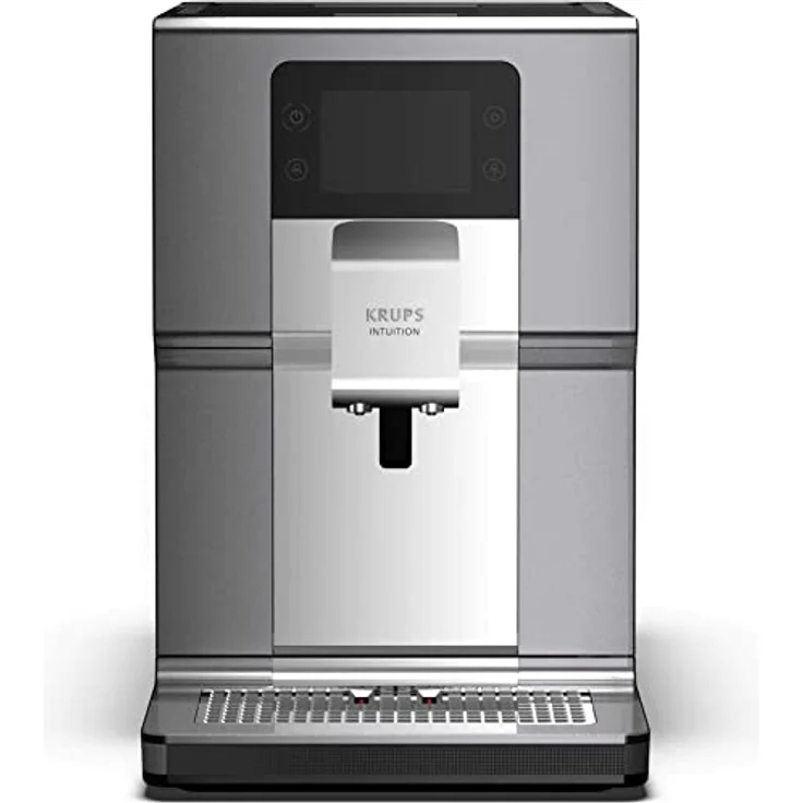 Krups EA875E Intuition Preference+ Kaffeevollautomat, integriertes Mahlwerk, Milchsystem, 2,3l Wassertank, 15 bar Pumpendruck, silber-chrome – Bild 5
