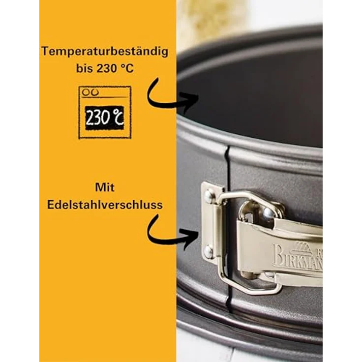 RBV Birkmann 881020, Easy Baking, Springform mit einem Boden, Ø 26 cm – Bild 5