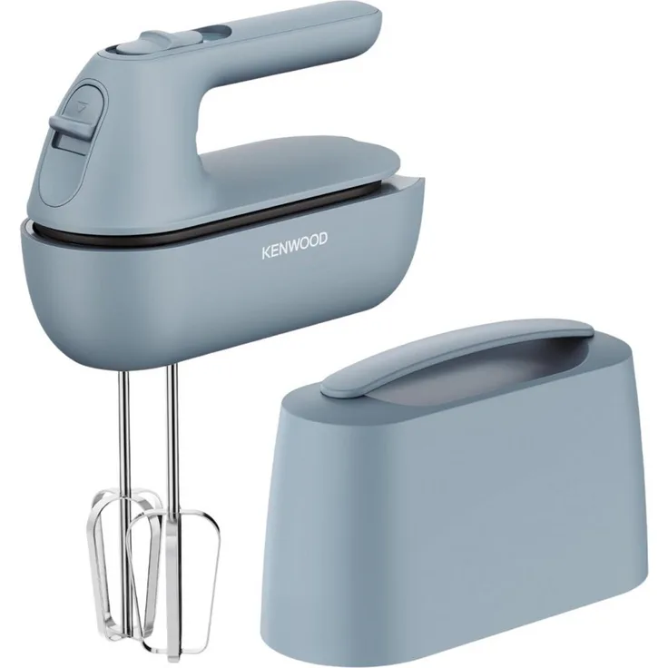 KENWOOD Handmixer HMP40.000GY Quick Mix Go - Handmixer mit 5 Geschwindigkeitsstufen - storm blue