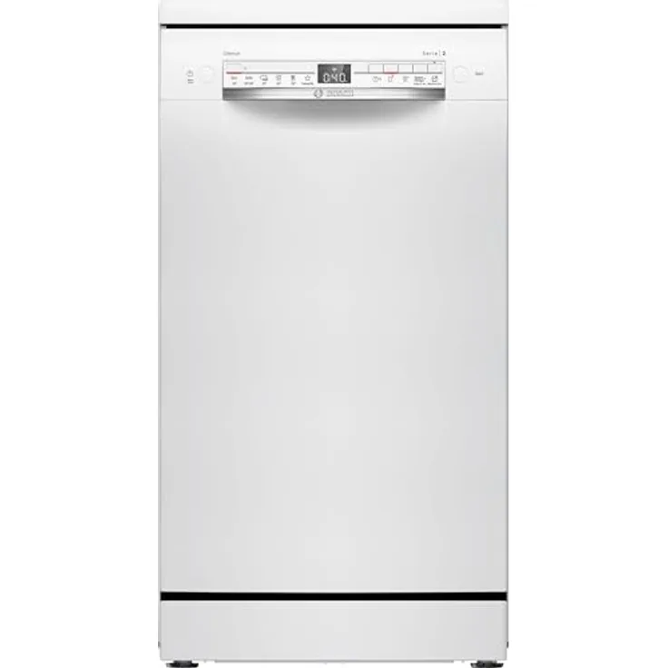 Bosch Serie 2 SPS2HKW55E, Freistehender Geschirrspüler (45 cm), 10 Maßgedecke, Weiß, 6 Programme, effektive Reinigung, Home Connect