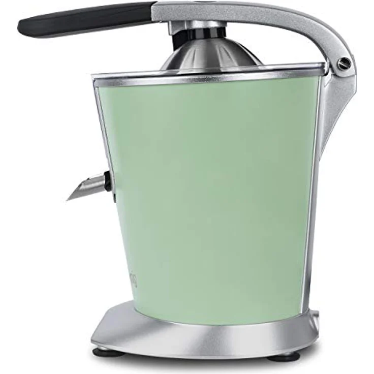 H.Koenig AGR88 Zitruspresse, elektrisch, 160W, Edelstahl, mattgrün – Bild 4