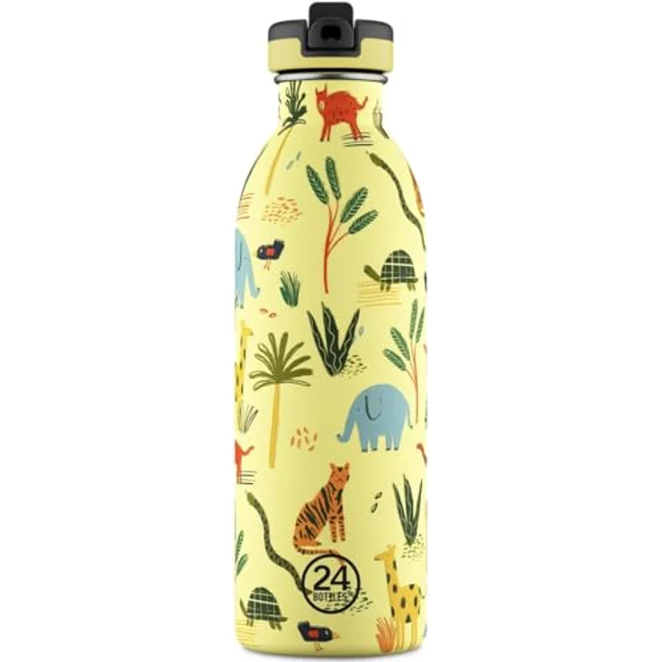 24BOTTLES Kids - Edelstahl Trinkflasche mit Strohhalm, 500 ml, 100 % auslaufsicher, BPA-frei, ultraleicht für Mädchen und Jungen – Bild 2