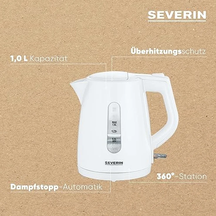 Severin WK 341 weiß – Bild 4